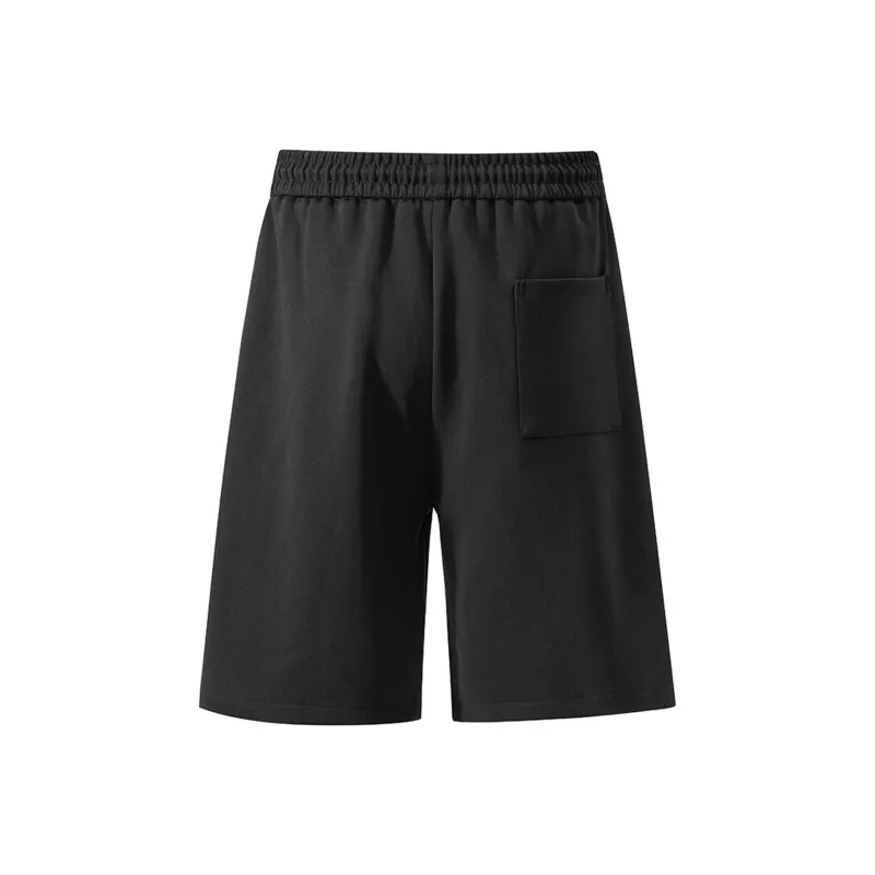 Casual Versatile American Vintage Design Genderless Sports Five Quarter Shorts Unisex-3