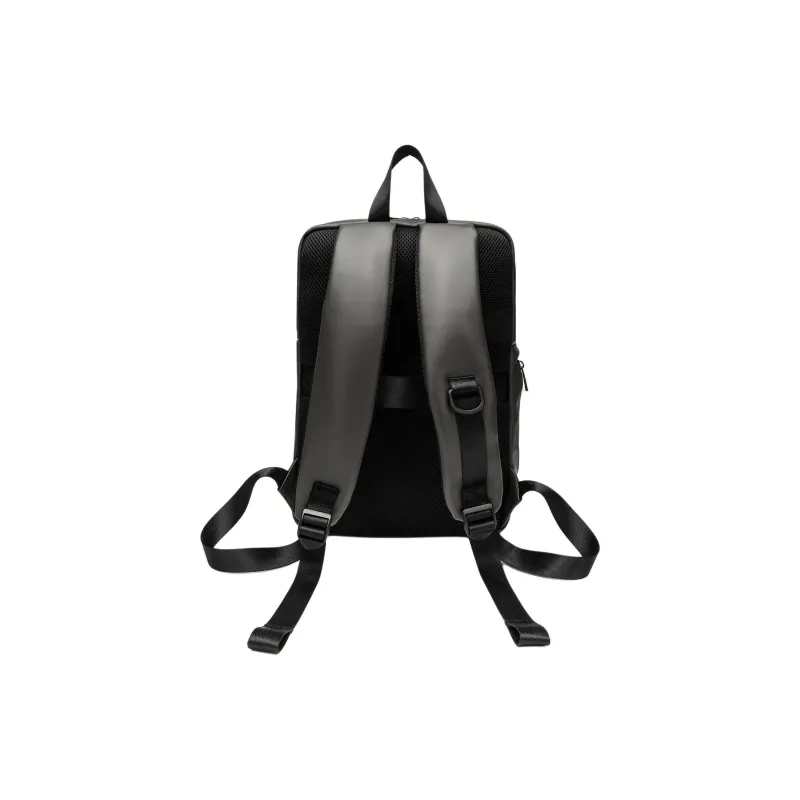 VIHUS PU Backpack Unisex Black/White-4