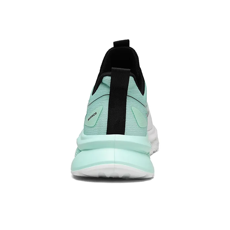WARRIOR Running Shoes Men Low Top Teal/White Green/Yellow Orange-10