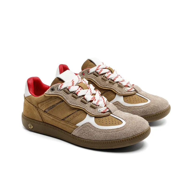 APRHE Low Top Casual Shoes Unisex Khaki-2