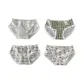 White Double Bowknot+French Floral+Green Plaid+French Plaid Floral