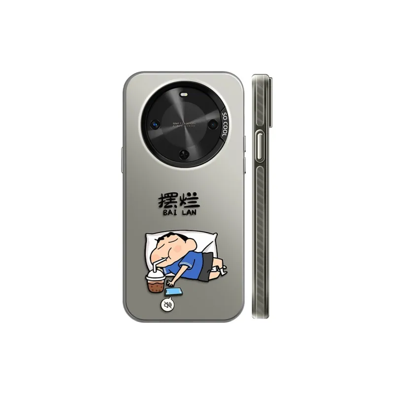 YAOCAI Acrylic Material Shin Chan Slacking Off H1 Phone Cases Compatibility With MVMOM 30/20 Trendy And Cool-0
