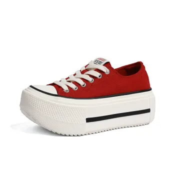 PLO CART Abrasion Resistant Breathable Height Increasing Low Top Skateboard Shoes Women's