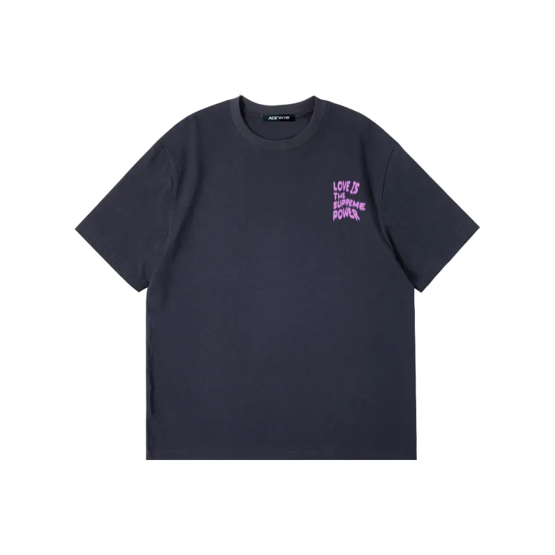 YK&YB T Shirts Unisex Navy Blue-0