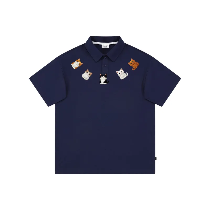 Emoji Polo Shirts Unisex-15