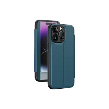 Record Star Leather Material Phone Case Strong Magnetic Minimalism Compatibility IPhone16ProMa Business Formal