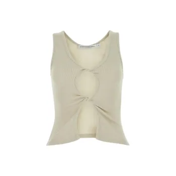 CHRISTOPHER ESBER Tank Top Women's Light Gray