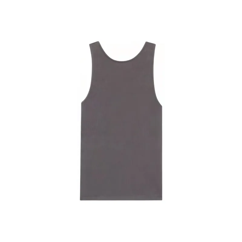 SAINT LAURENT Cassandre Ribbed Tank Top-1