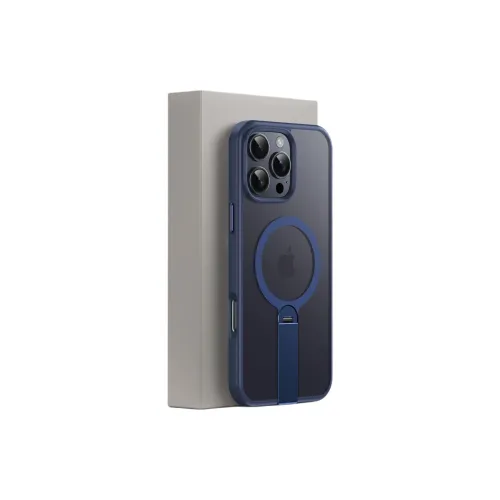 Record Star PC Material Straight Magnetic Invisible Stands Phone Cases Compatibility IPhone16ProMa Girlish