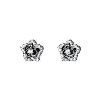 CENTURY&KINDLE S925 Silver Stud Earrings Women's