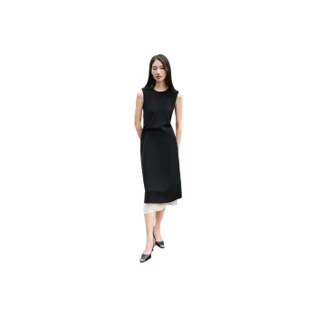 INSUN Sleeveless Dresses Women's Black