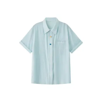 SHUXI Shirts Women's Mint Mambo