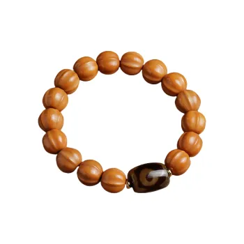PINK U Monkey Head Walnut Bracelets Unisex