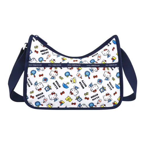 Zgo Hello Kitty Polyester Shoulder Bag Women's White Blue