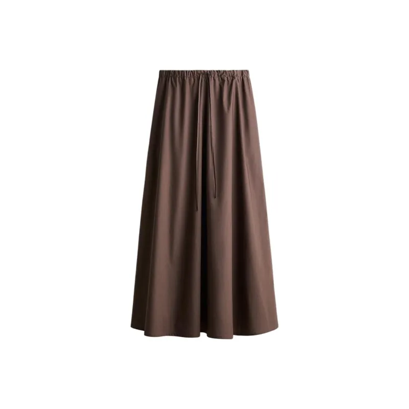 H&M Casual Long Skirts Women's Brown-0