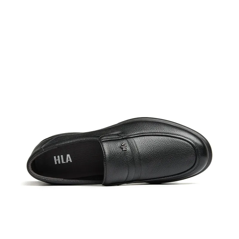 HLA Loafers Men Black-2