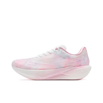 XTEP 260X 2.0 Running Shoes Women's Low Top Peach Blossom Pink, Iris Purple
