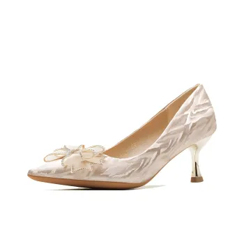 GOSO Slim Heel High Heels 6CM Women's Champagne