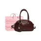 Burgundy+Shopping Bag
