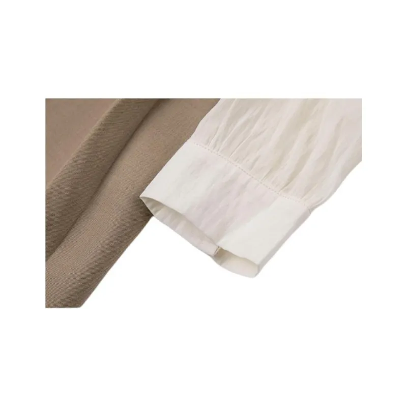 Mo Han Yi Mei Long Sleeved Dress Women's Light Khaki-2