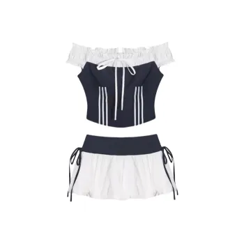 MA JOURNEE Two Piece Skirt Sets Women's