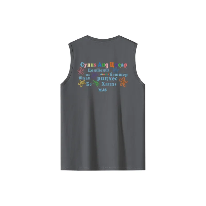 Cotton Gene Tank Tops Unisex-7
