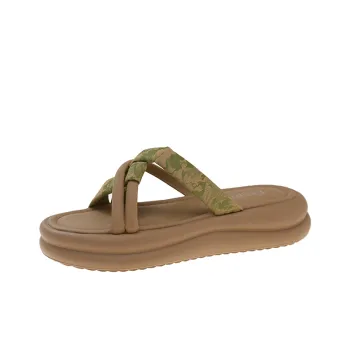 WUJI Rubber Sole Slip Resistant Abrasion Resistant Slide Slippers Women's
