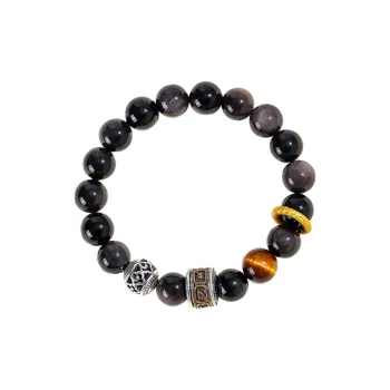 XIBAOCHUNHUA Obsidian Bracelets Unisex