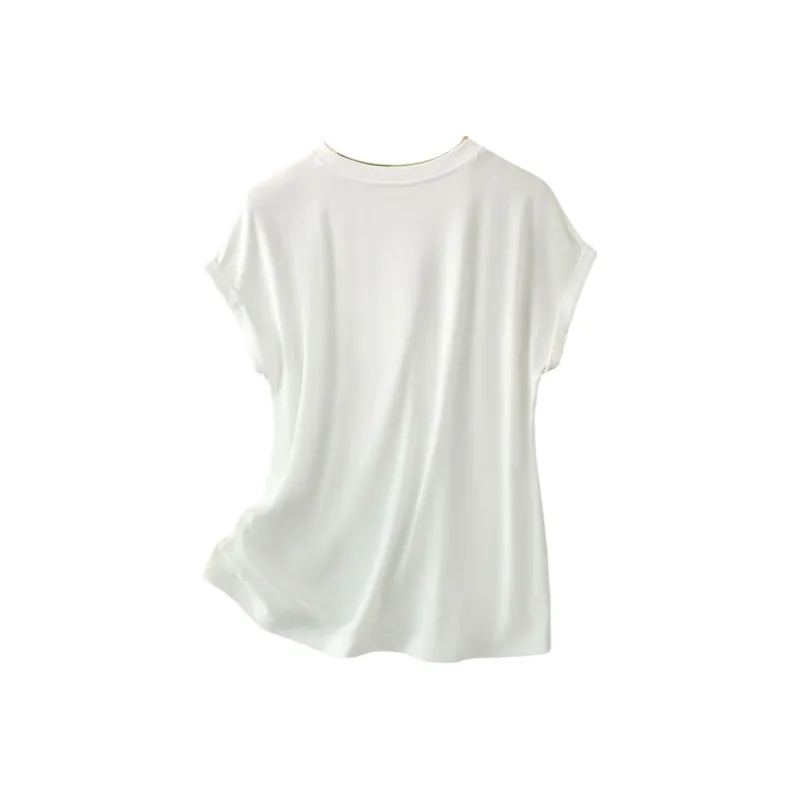IHIMI T Shirts Women's White-1
