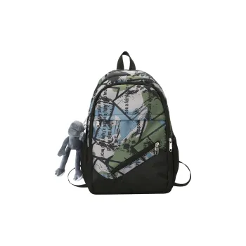 Wolfhorse Nylon Backpack Unisex Multicolor