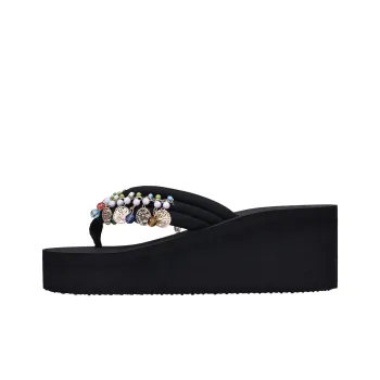 XMISTUO Quiet Abrasion Resistant Slip Resistant Flip Flops Women's