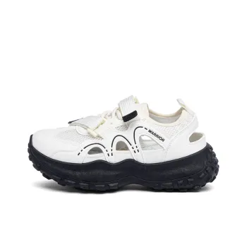 Warrior Slip Resistant Odor Resistant Abrasion Resistant River Trekking Shoes Women's Beige Black