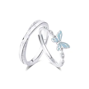 KUMET Sterling Silver Rings Unisex