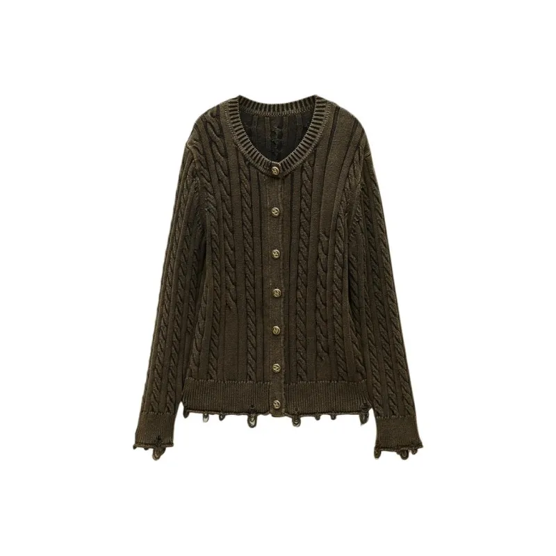 INSUN Knitwear Women's Olive Green-0