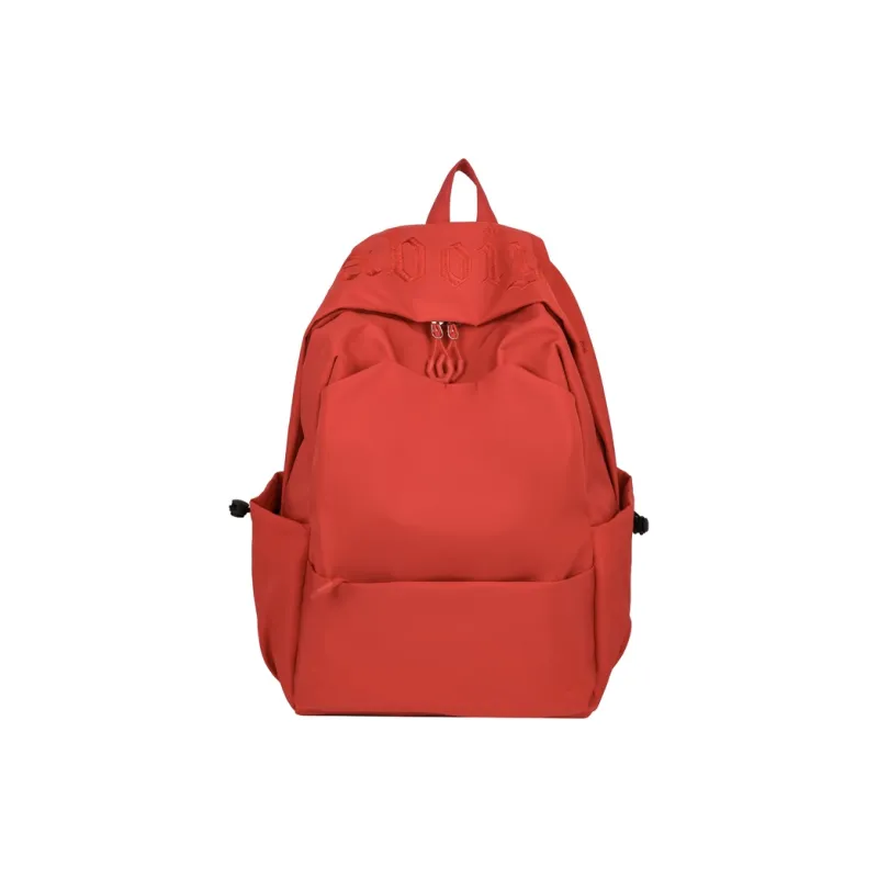 WICKBUEN Fabric Short Trip Travel Backpack Unisex White/Black/Red/Blue-10