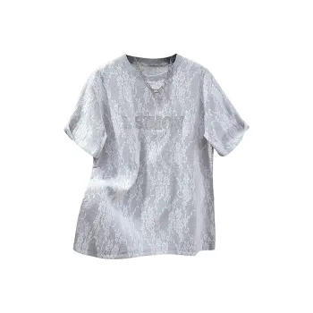 TOUCH T Shirts Women's Gray White