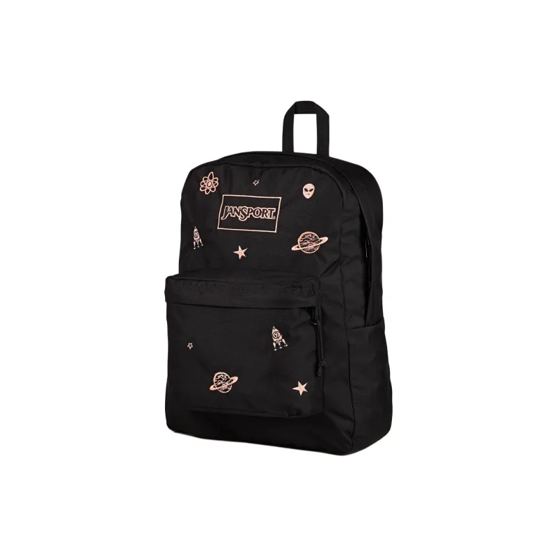 JanSport Polyester Backpack Unisex Black-1
