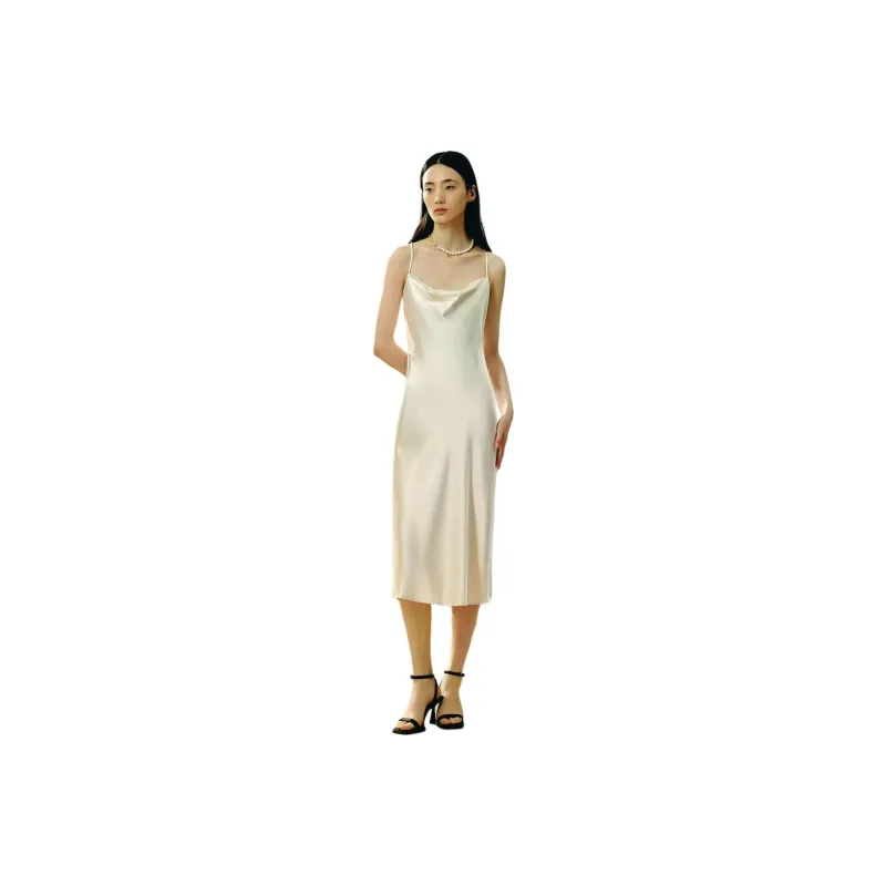INSUN Slip Dresses Women's Ecru-1