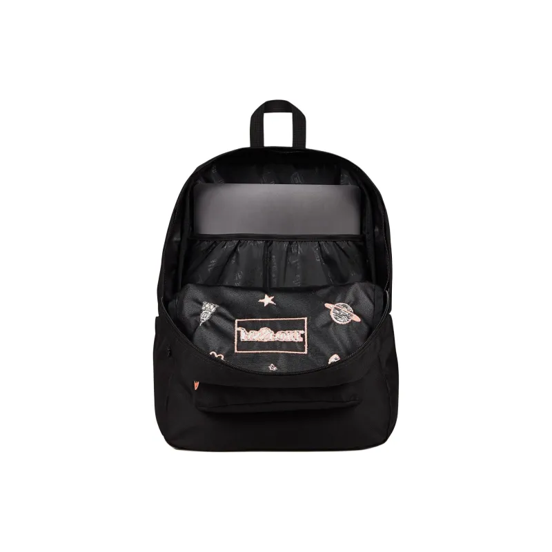 JanSport Polyester Backpack Unisex Black-4