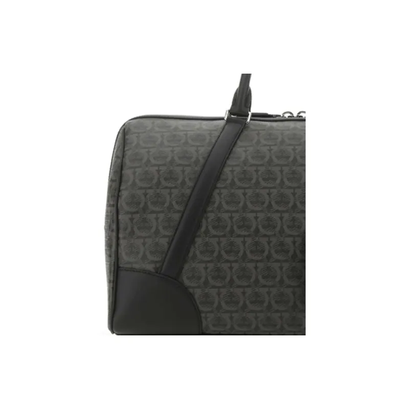 FERRAGAMO Leather Shoulder Bag, Crossbody Bag, Travel Bag Men's-3
