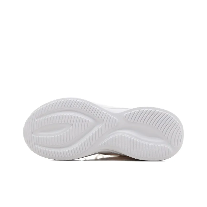 HUANQIU Cushioning, Breathable, Supportive Low Top Casual Running Shoes Women's White Pink-4
