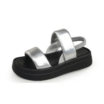 AJPAP One Strap Sandals Women's Silver