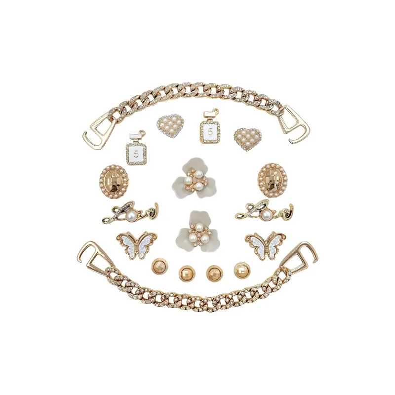 VERENA REINE Alloy Shoe Buckle Unisex-0