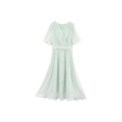A Paradise For Awakening Short Sleeved Dress Women's