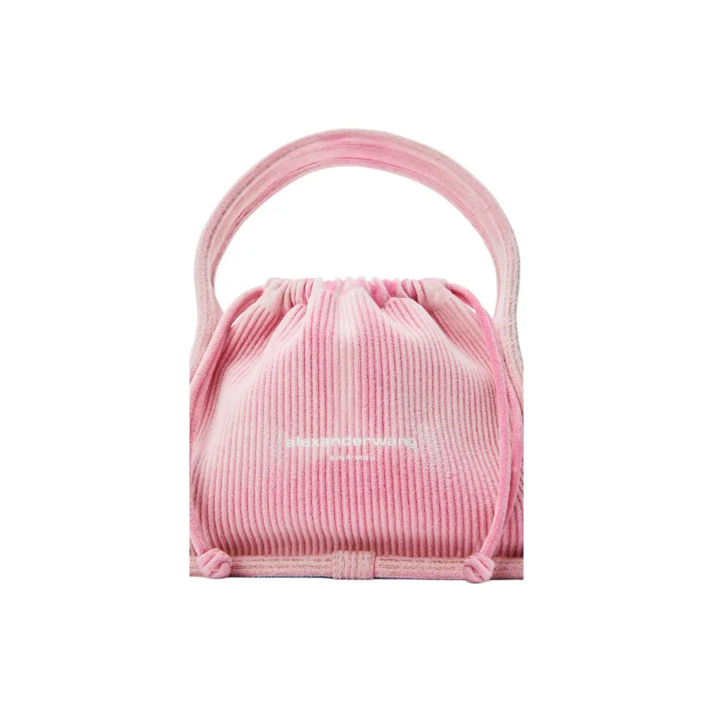 Alexander Wang Ryan Cotton Handbag Trumpets Women's Light Pink-4