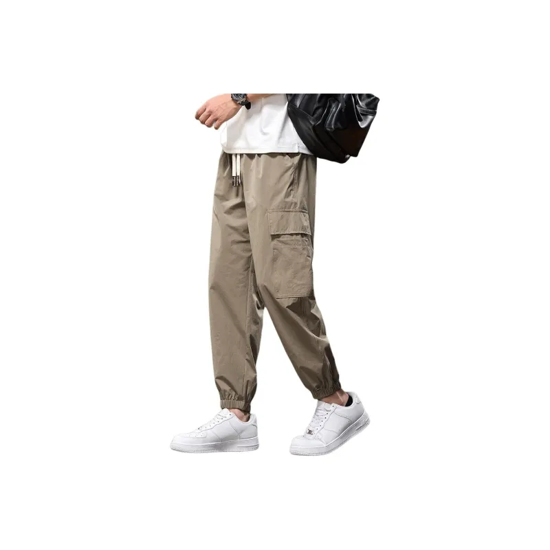 Tonlion Casual Pants Unisex Khaki-0