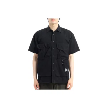 And Wander Shirts Men Black