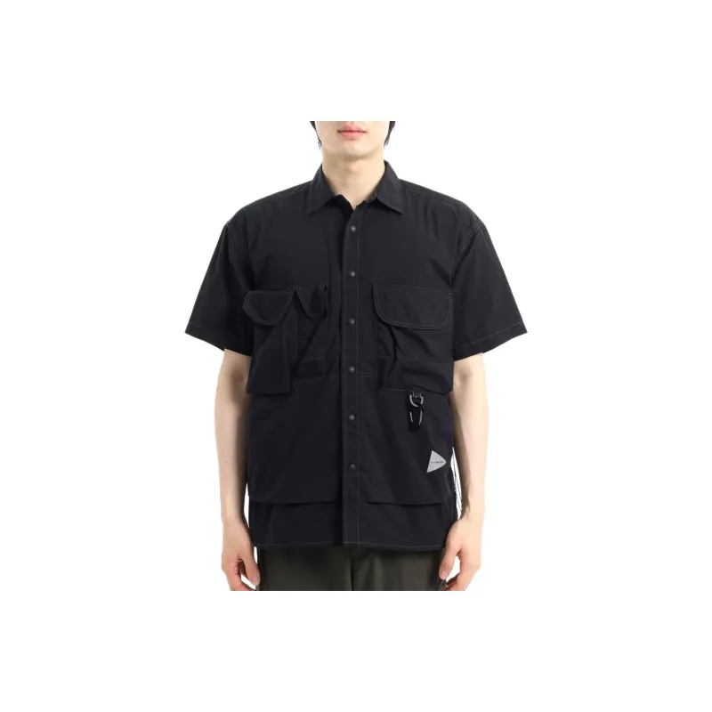 And Wander Shirts Men Black-0