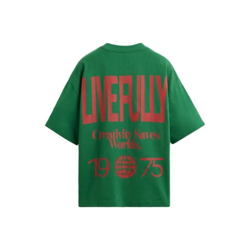 ZARA T Shirts Men Green-1
