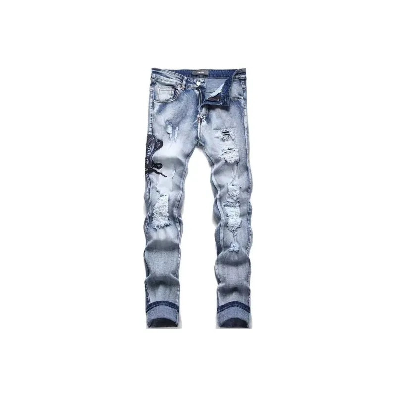 PAINT STAIN Jeans Unisex-29